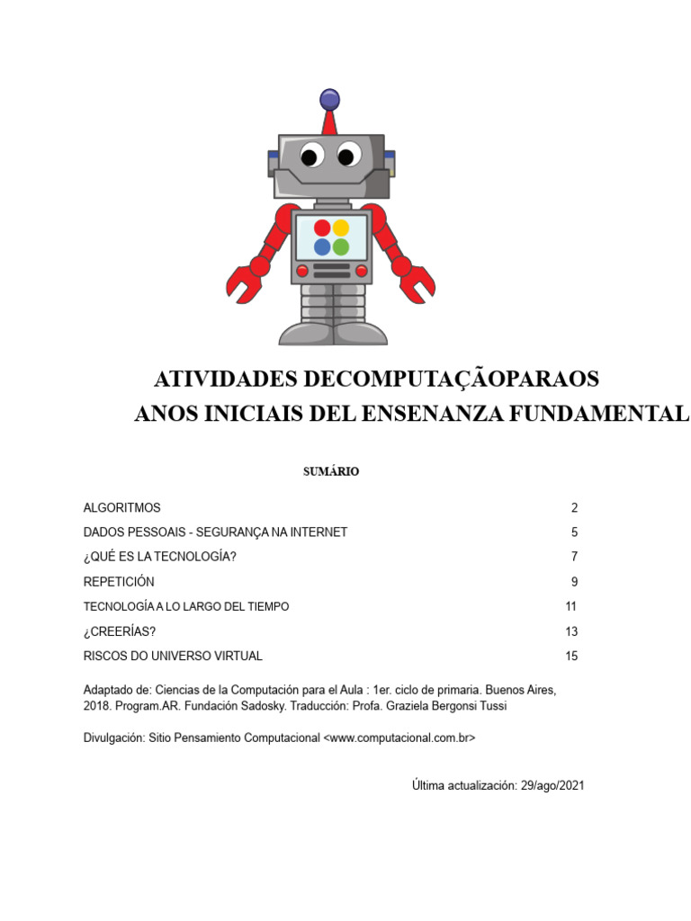 Actividades de Computación para Primaria | PDF