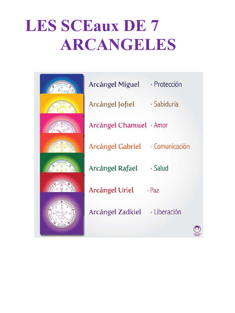 Sceaux des 7 Archanges : Invocation et Protection | PDF | Ange | Dieu