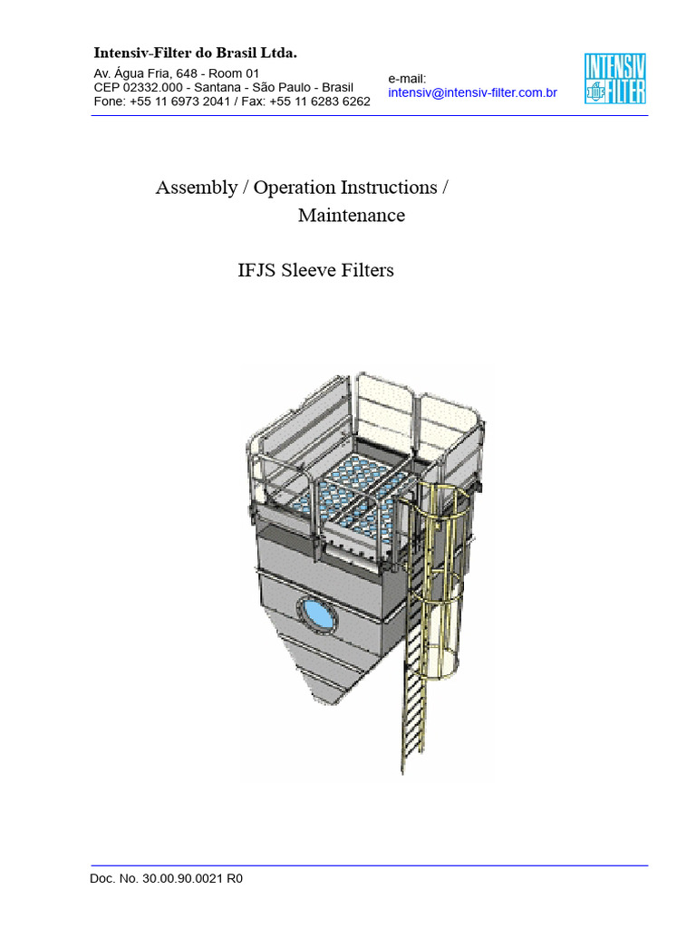 IFJS Sleeve Filters: Assembly & Maintenance Guide | PDF | Valve ...