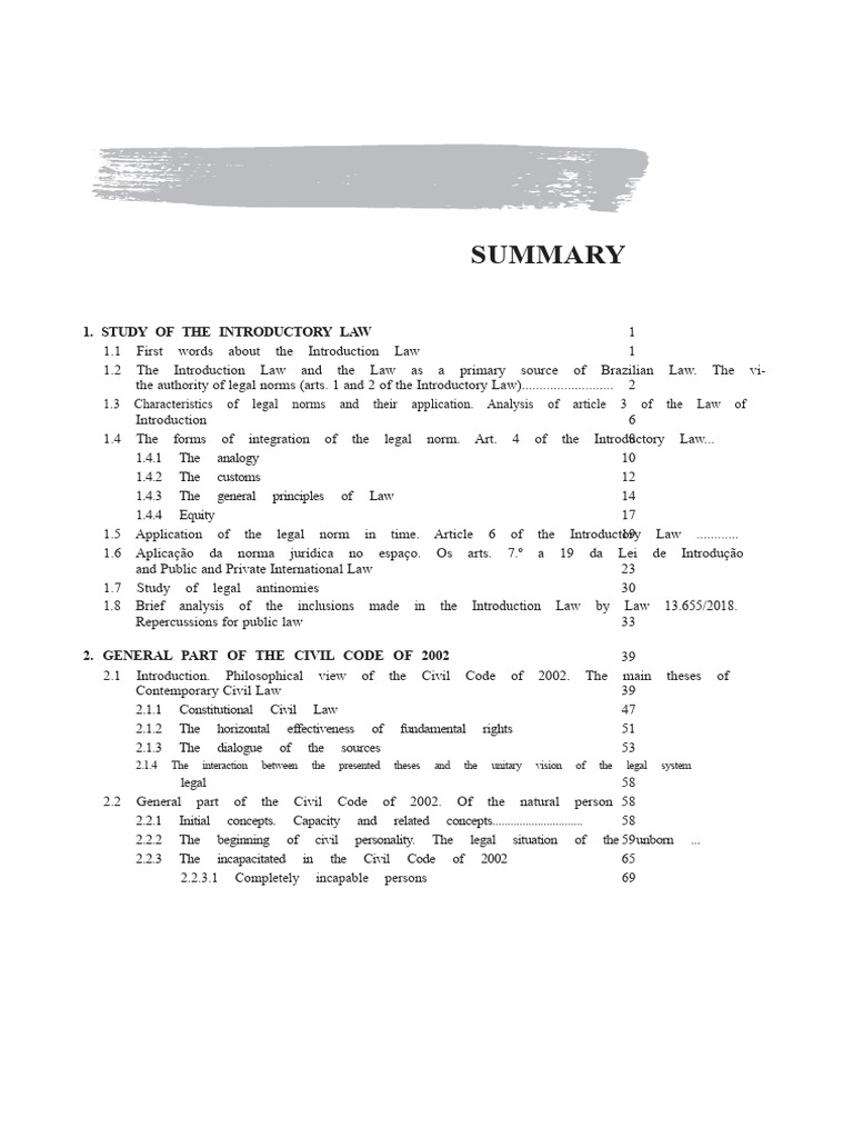 Civil Law - Tartuce-Summary | PDF | Annulment | Payments