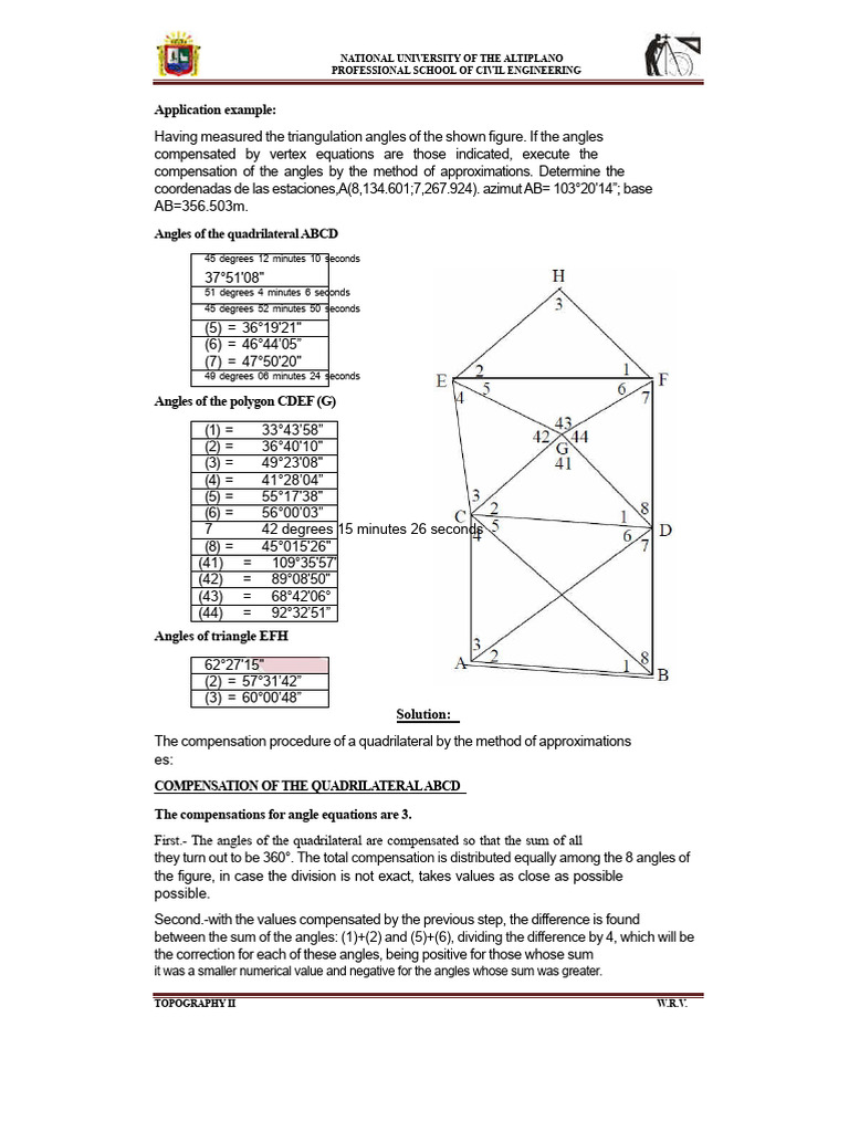Triangulation Method of Successive Approximations | PDF | Angle | Logarithm