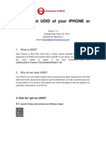 How To Get UDID of Your IPHONE or Ipad?