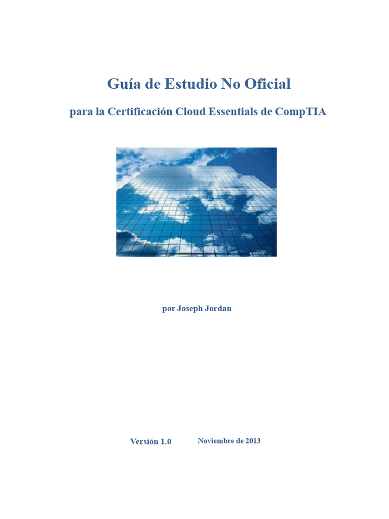 Guía de Estudio de Cloud Essentials | PDF | Computación en la nube ...