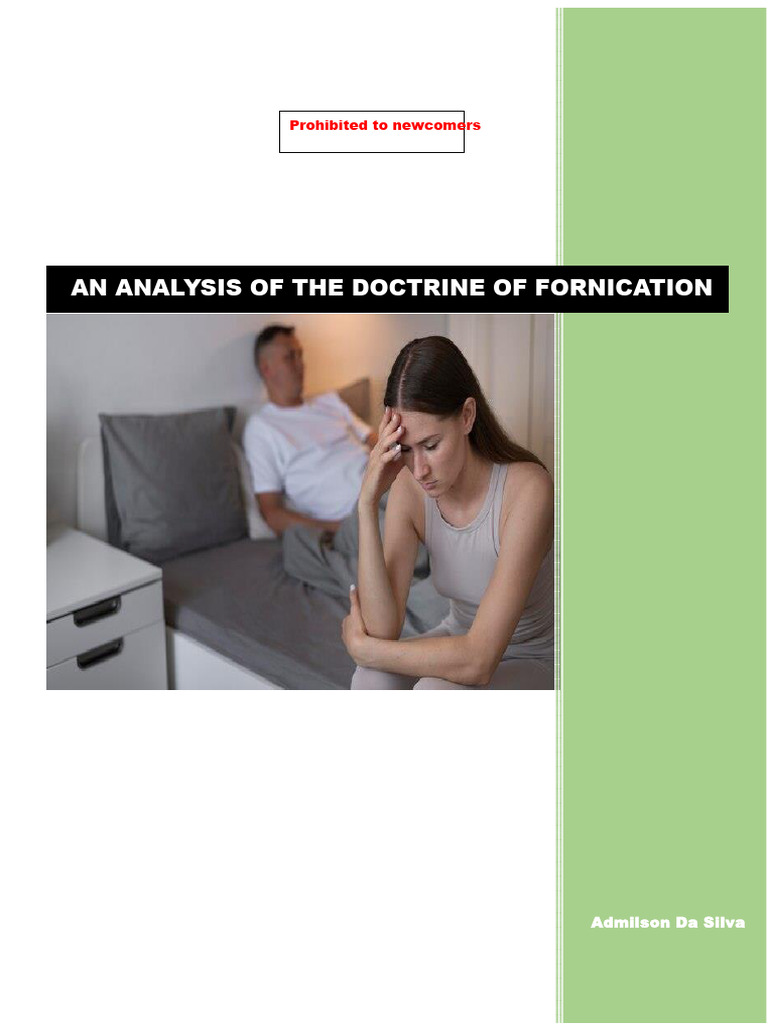 The Doctrine of Fornication PDF | PDF | Adultery | Virginity