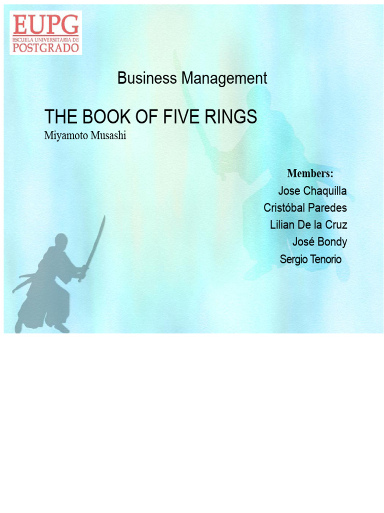 Insights from The Book of Five Rings | PDF | The Book Of Five Rings