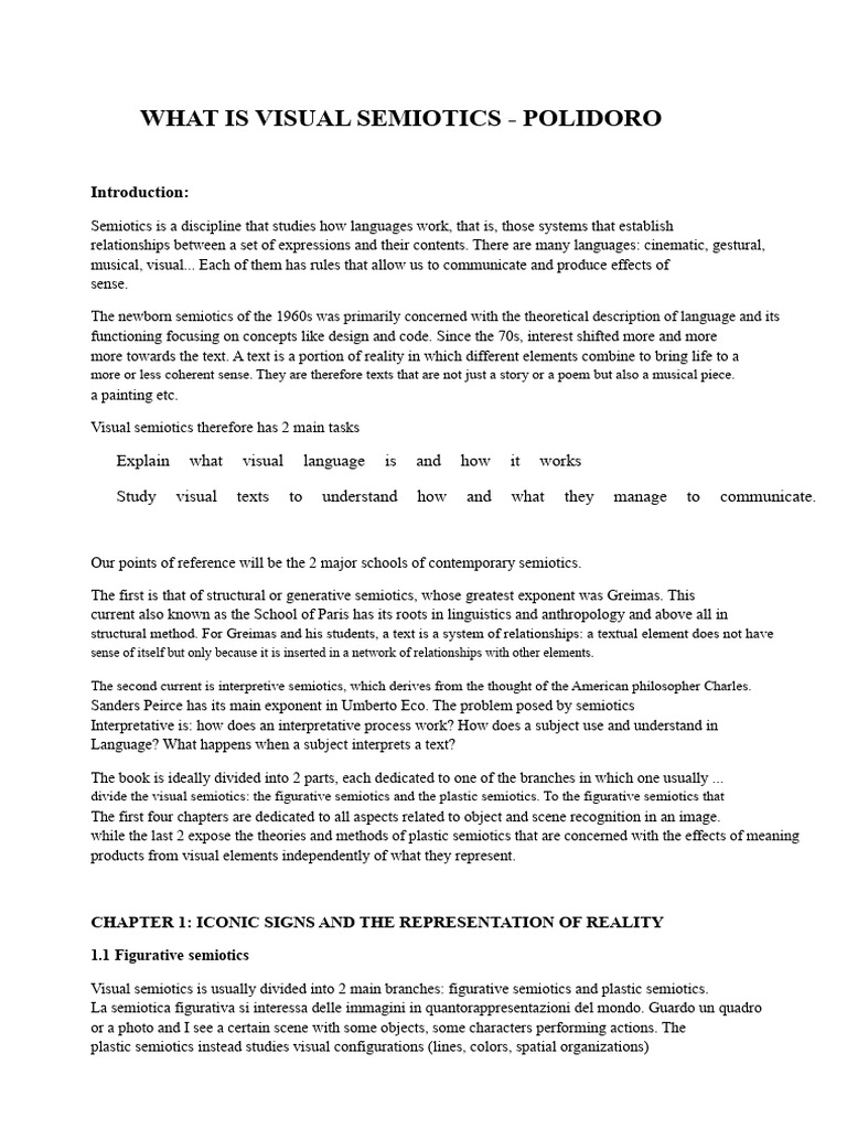 Understanding Visual Semiotics Explained | PDF | Semiotics ...