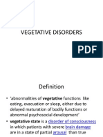 Vegetative Disorders