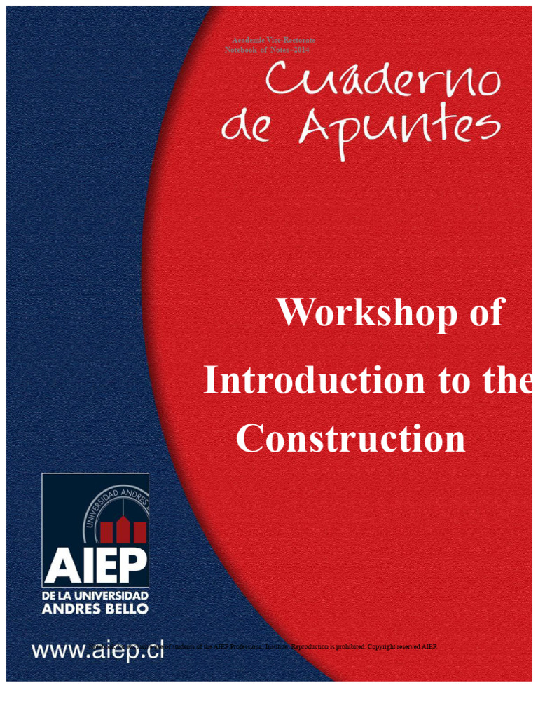 Introduction To Construction Workshop - ECO121 | PDF | Civil ...