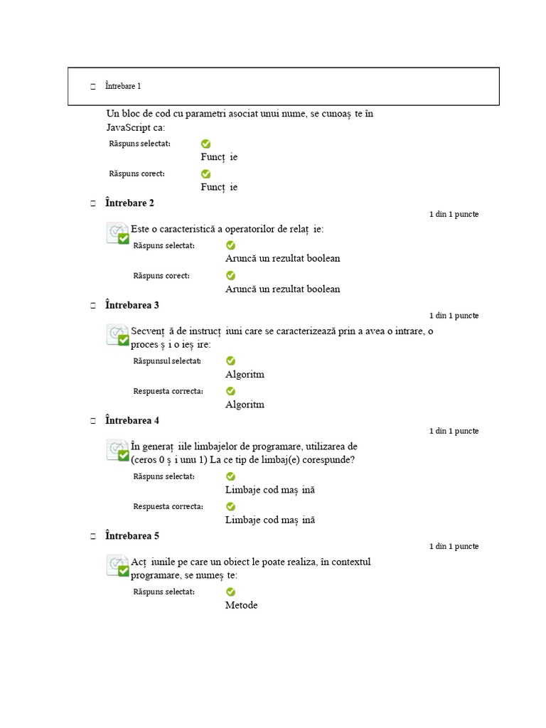 UVM Programare Orientată Pe Obiecte A8 Automatizată | PDF