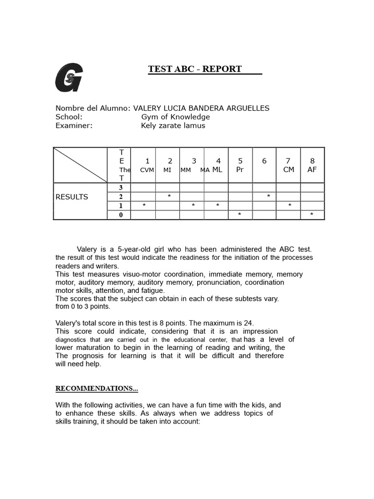 73044261 TEST ABC Transition Report | PDF | Drawing | Memory