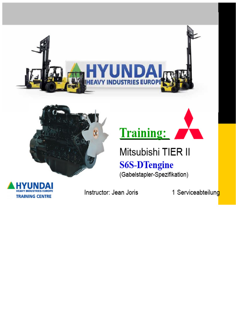 Mitsubishi S6S-DT Motor | PDF
