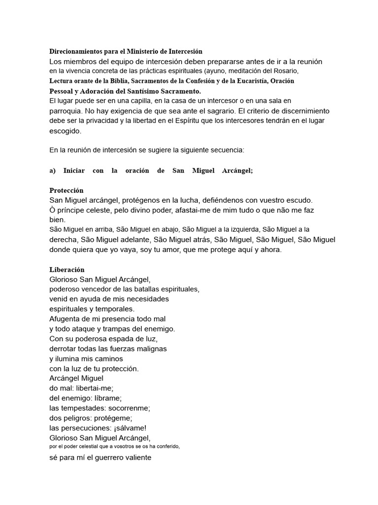 Guía de Oración para Intercesores | PDF | Intercesión | Oración