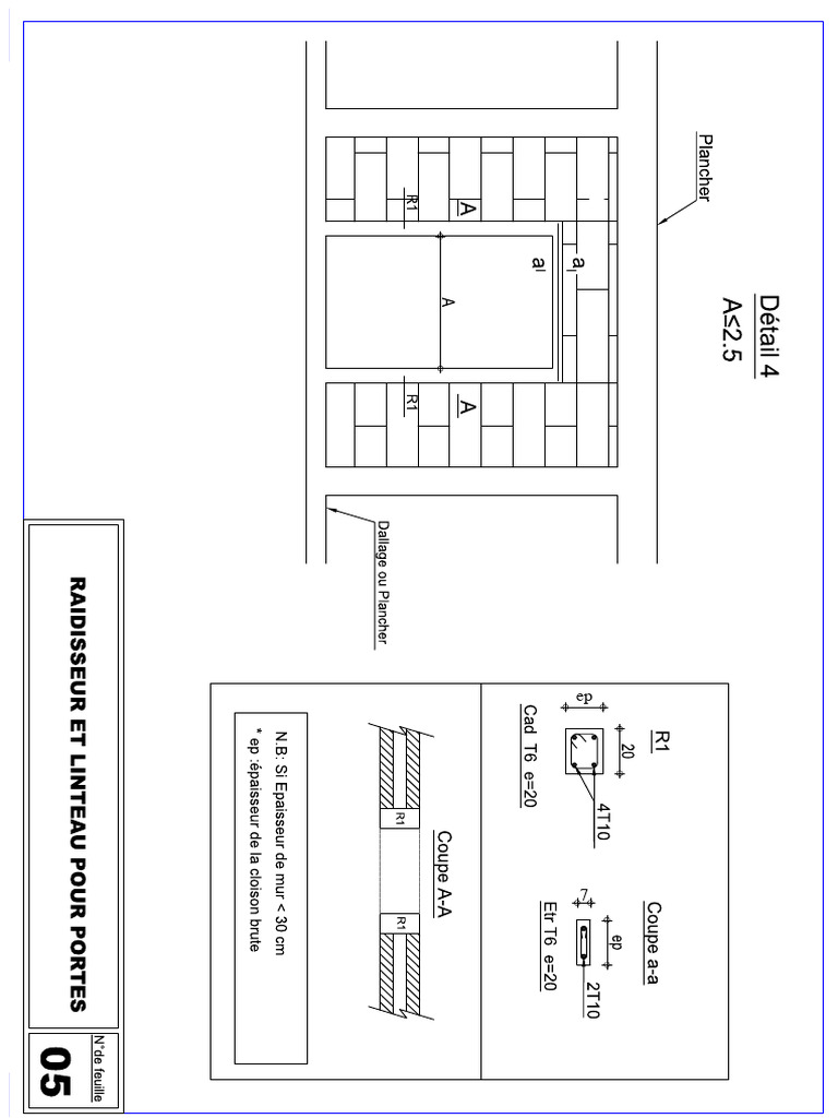 Refuerzo y Dintel para Puertas | PDF