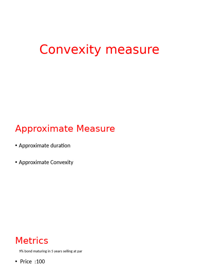 Convexity Measure | PDF