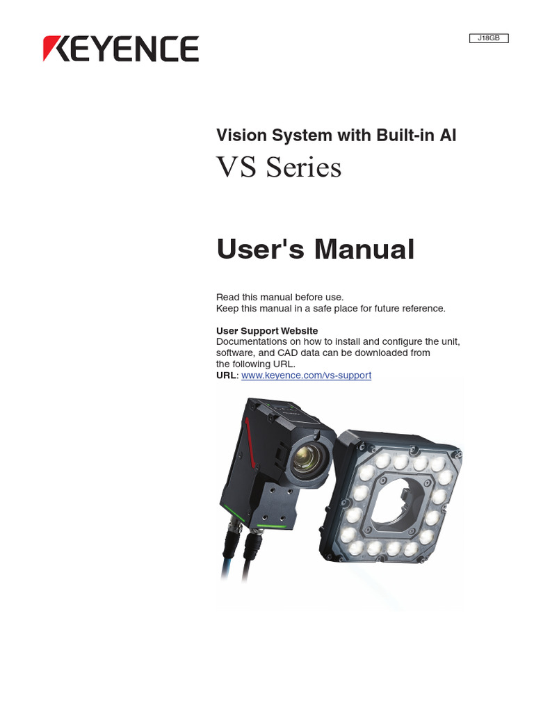 VS Series Vision System User Manual | PDF | Computer File | Software