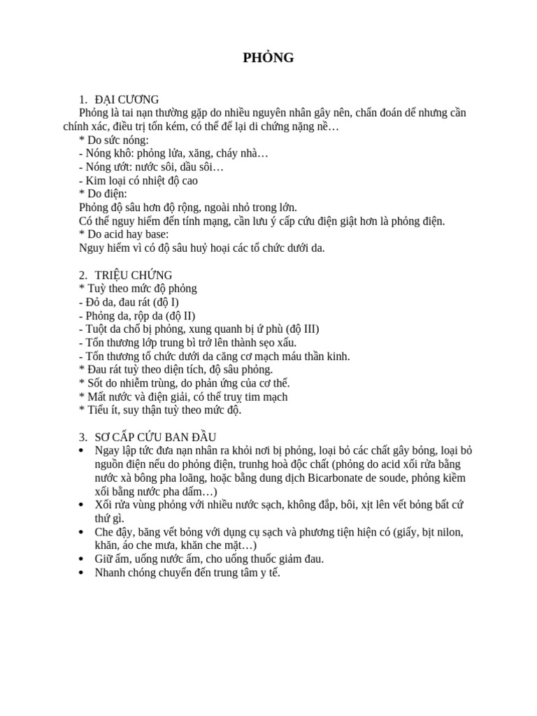 Cap Cuu Ban Dau | PDF