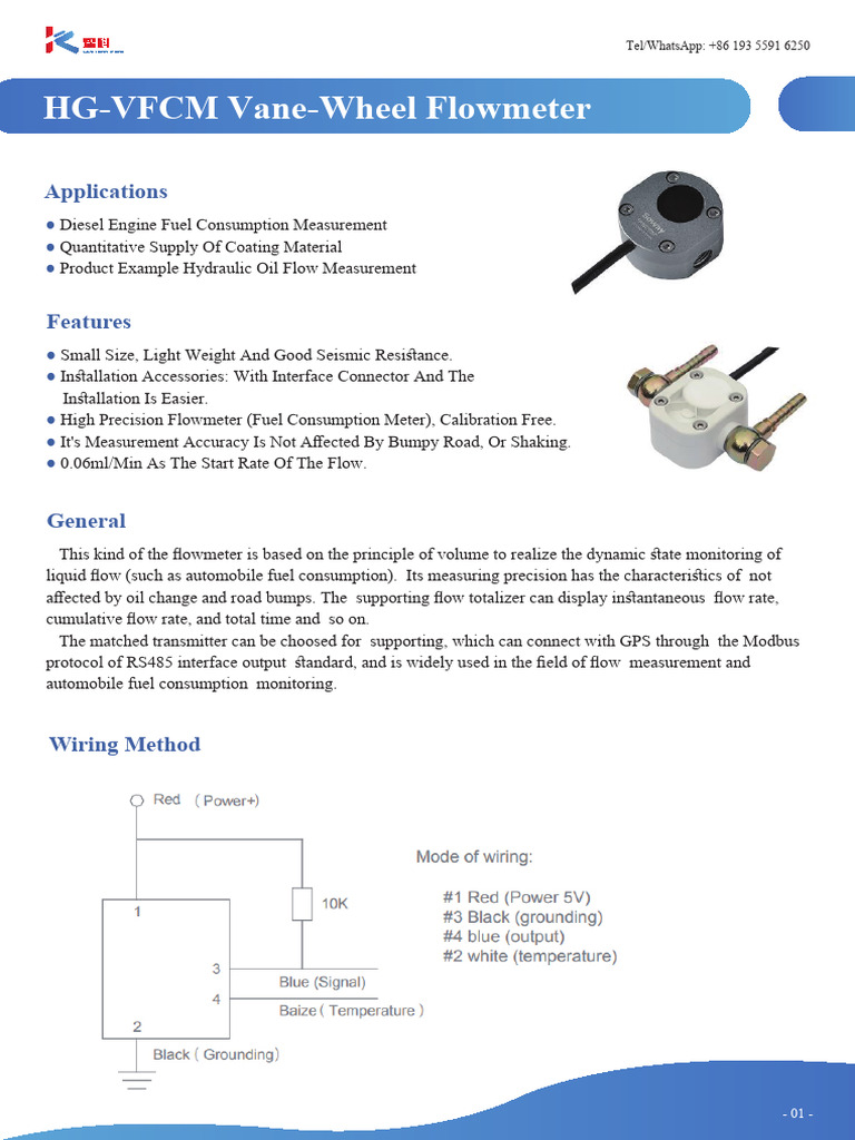 High Precision Fuel Flowmeter Guide | PDF | Flow Measurement