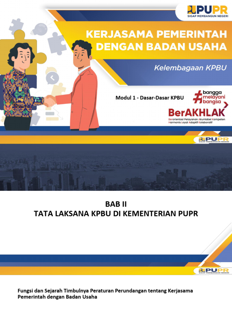 Tata Laksana KPBU di Kementerian PUPR | PDF