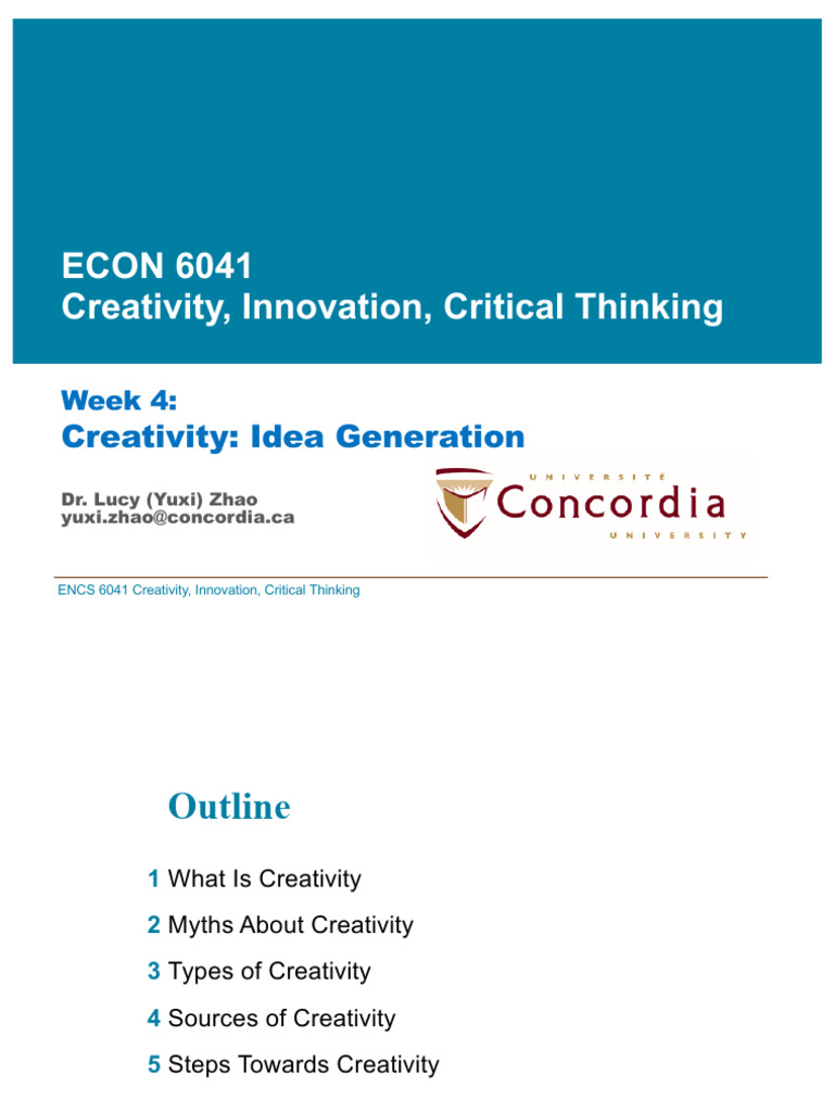 Creativity and Innovation Strategies | PDF | Creativity | Thought