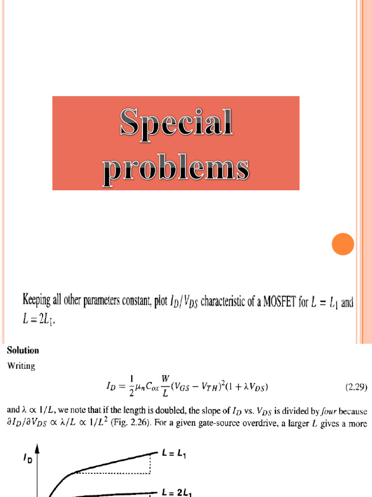 Special Problems | PDF