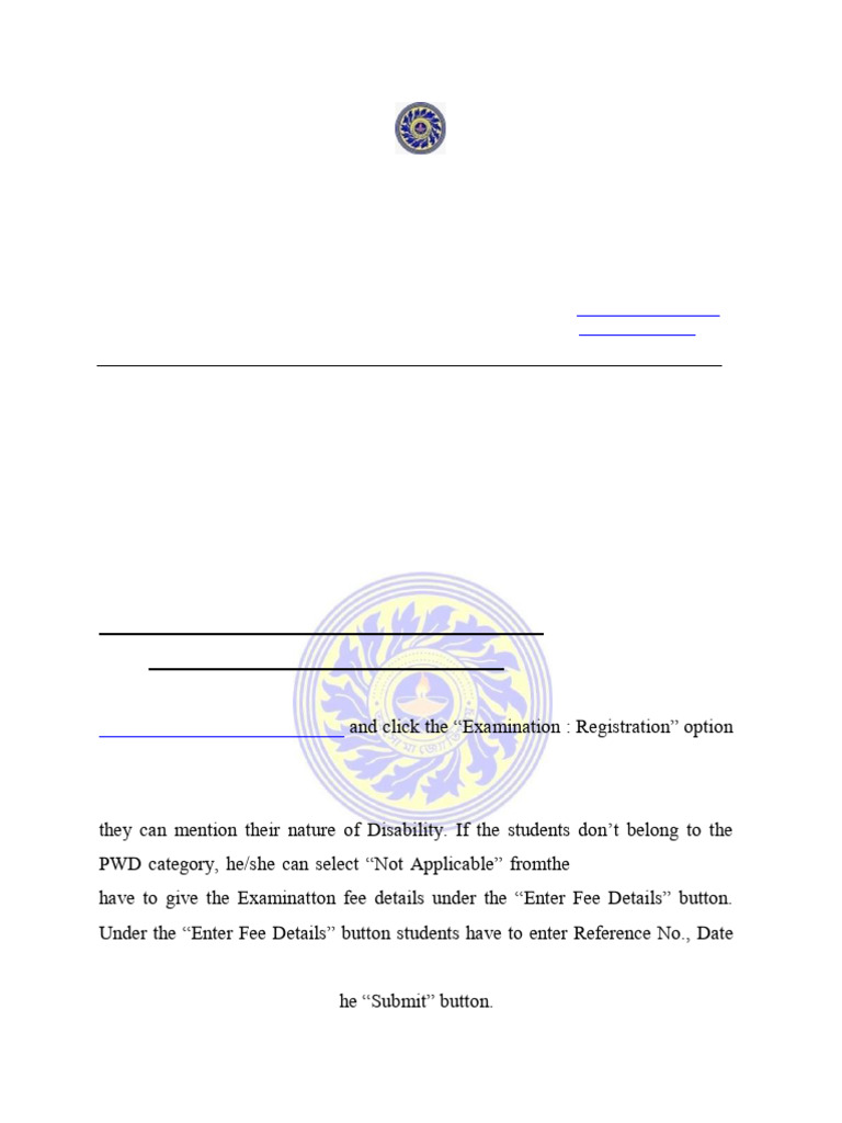5th Semester Exam Form Notice - AVC | PDF