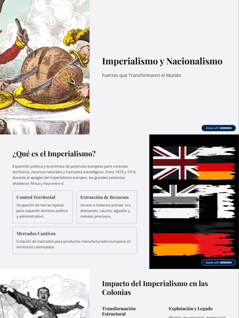 Impacto del Imperialismo y Nacionalismo | PDF | Imperialismo | Nacionalismo