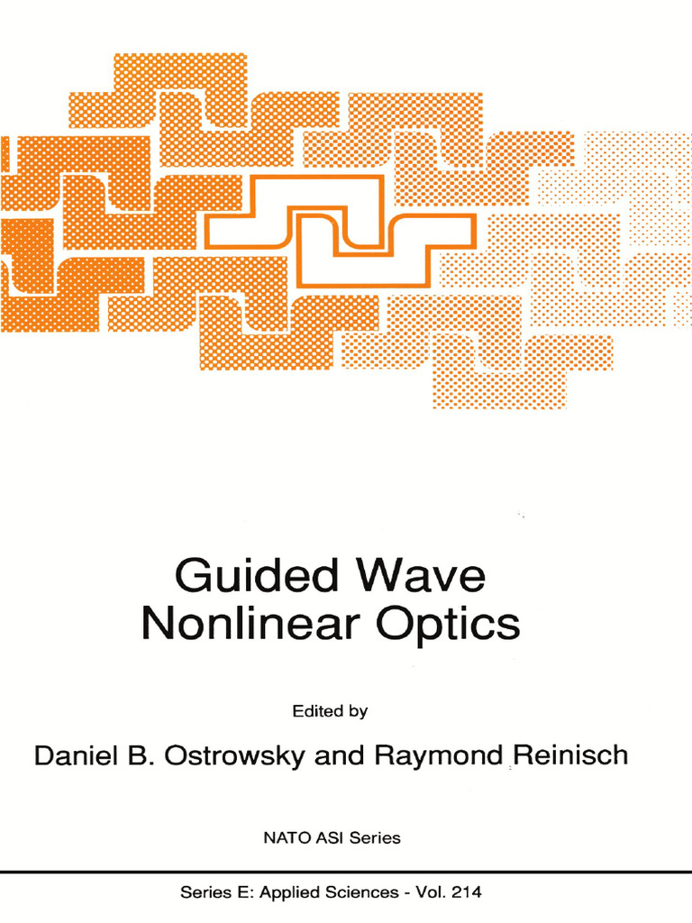 Guided Wave Nonlinear Optics Proceedings | PDF | Nonlinear Optics | Laser