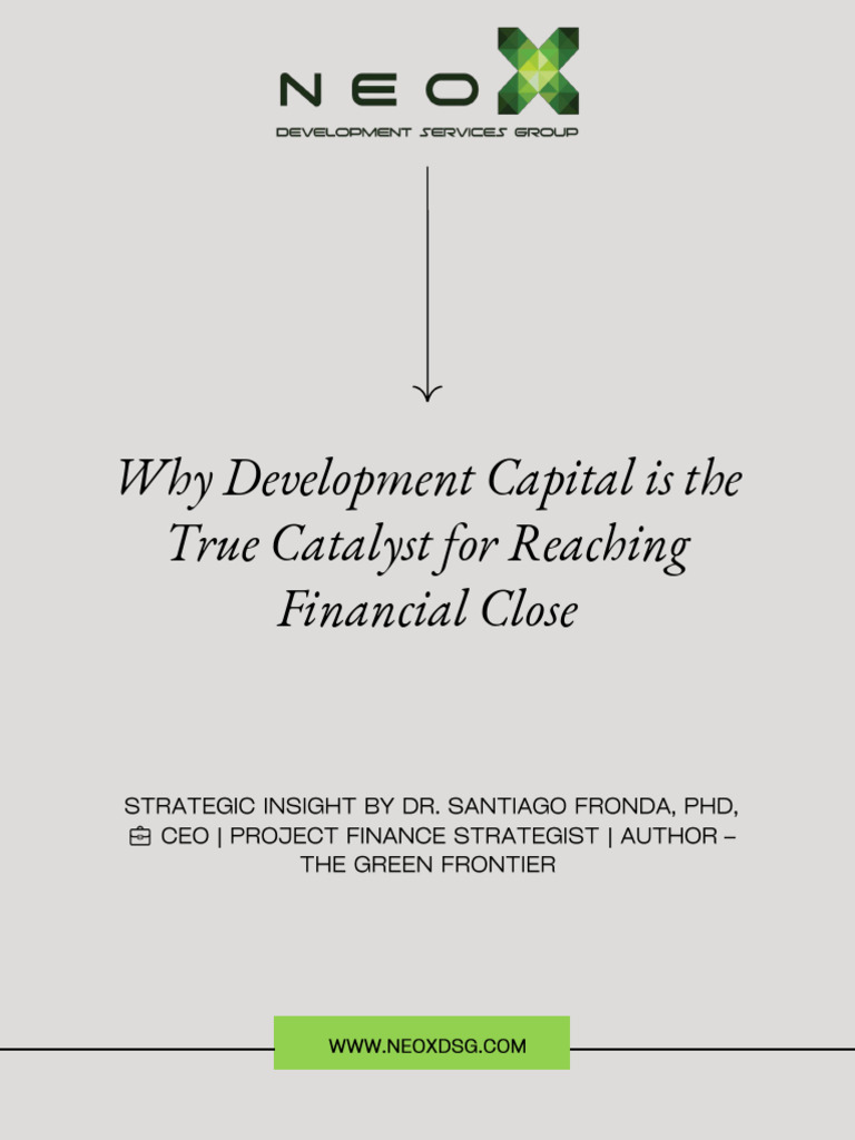 The Importance of Project Development Capital | PDF
