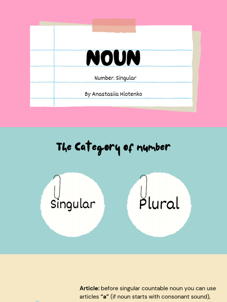 Noun PDF | PDF | Noun | Grammatical Number