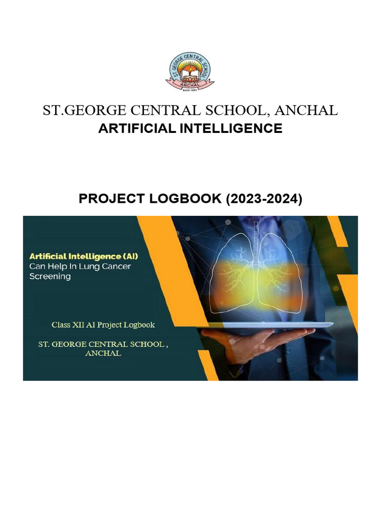 Cancer Detection AI Project Logbook | PDF | Artificial Intelligence ...