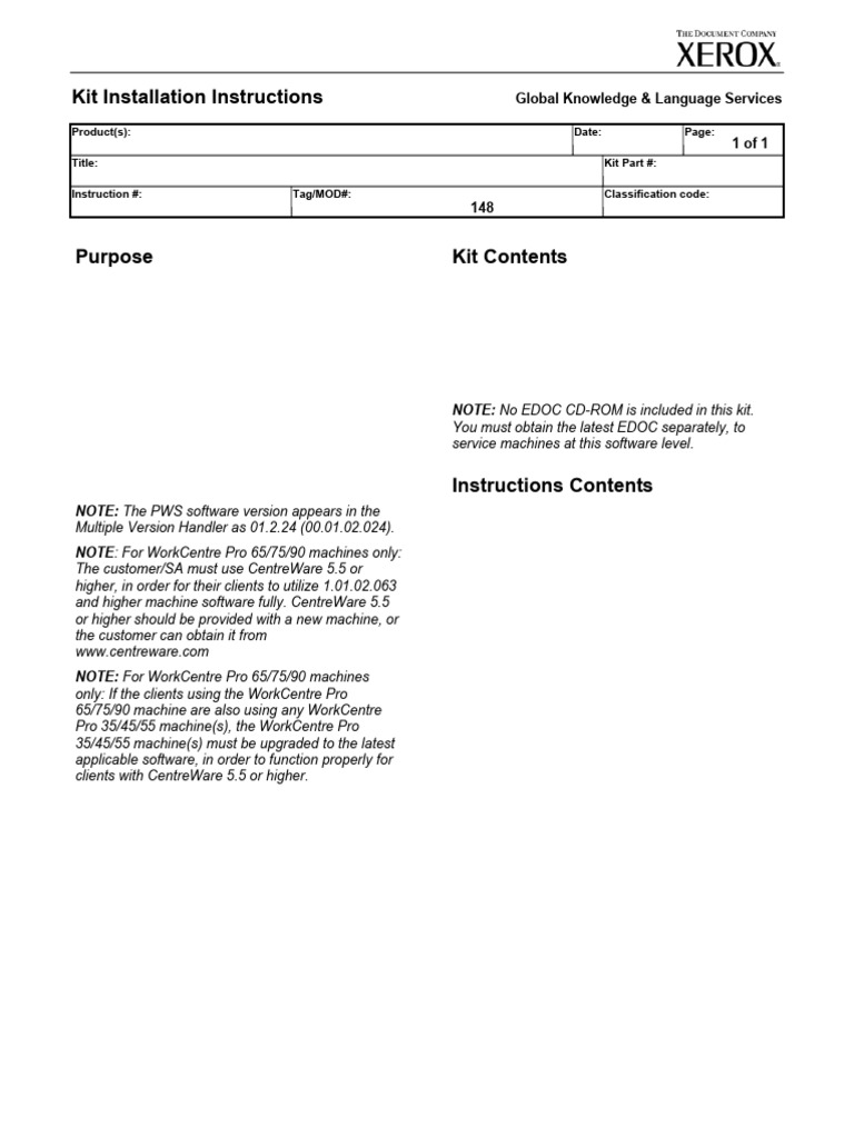 Software Upgrade Kit Instructions | PDF | Software | Systems Engineering