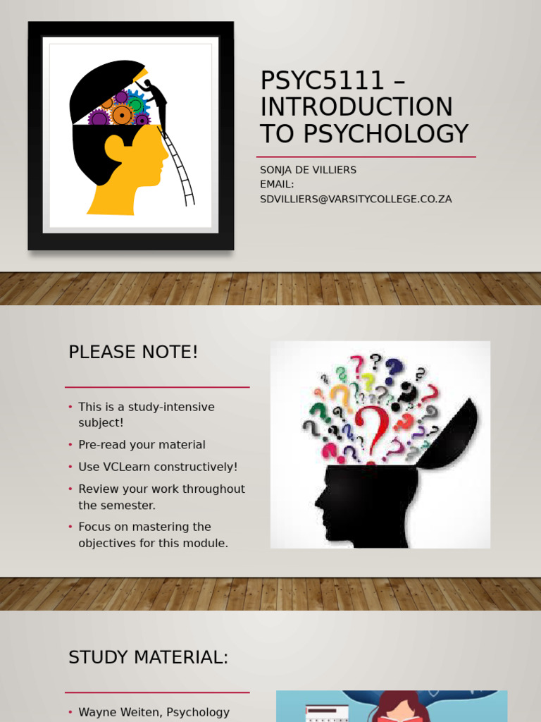 Learning Unit 1 | PDF | Mind | Psychology