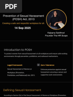 Posh Committee Formation Guidelines | PDF