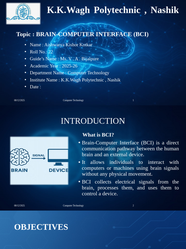 Brain-Computer Interface Overview | PDF | Neuroscience | Computing