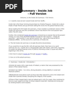 Download Summary Inside Job by 2091300 SN96282321 doc pdf