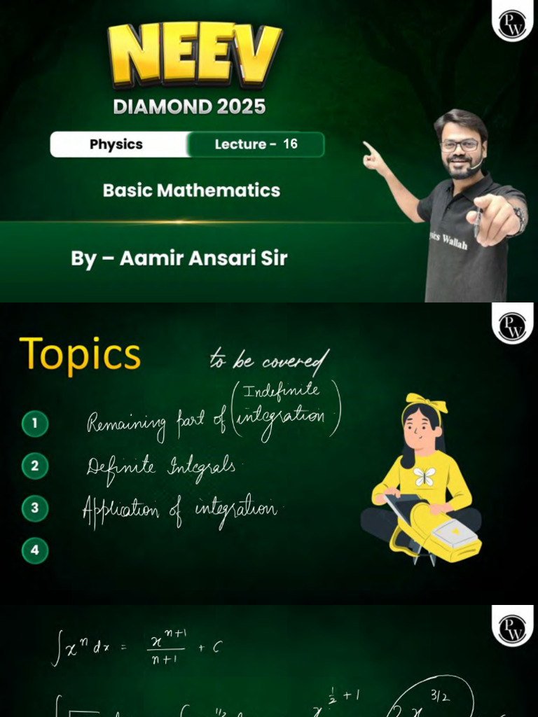 Basic Mathematics 16 Class Notes | PDF