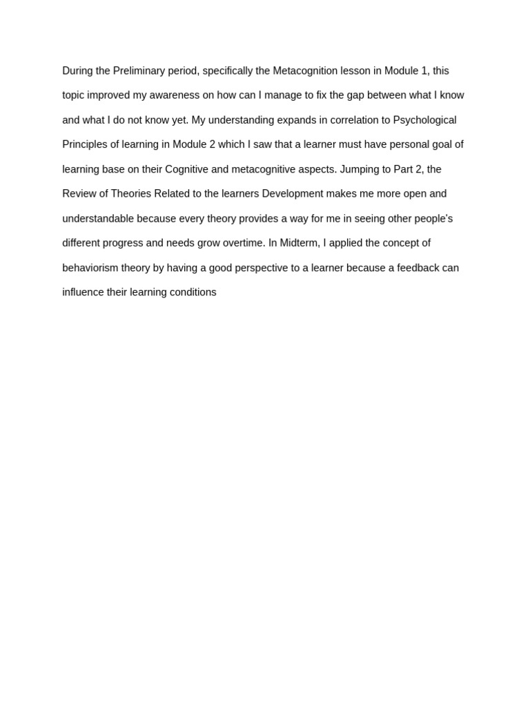During The Preliminary Period | PDF