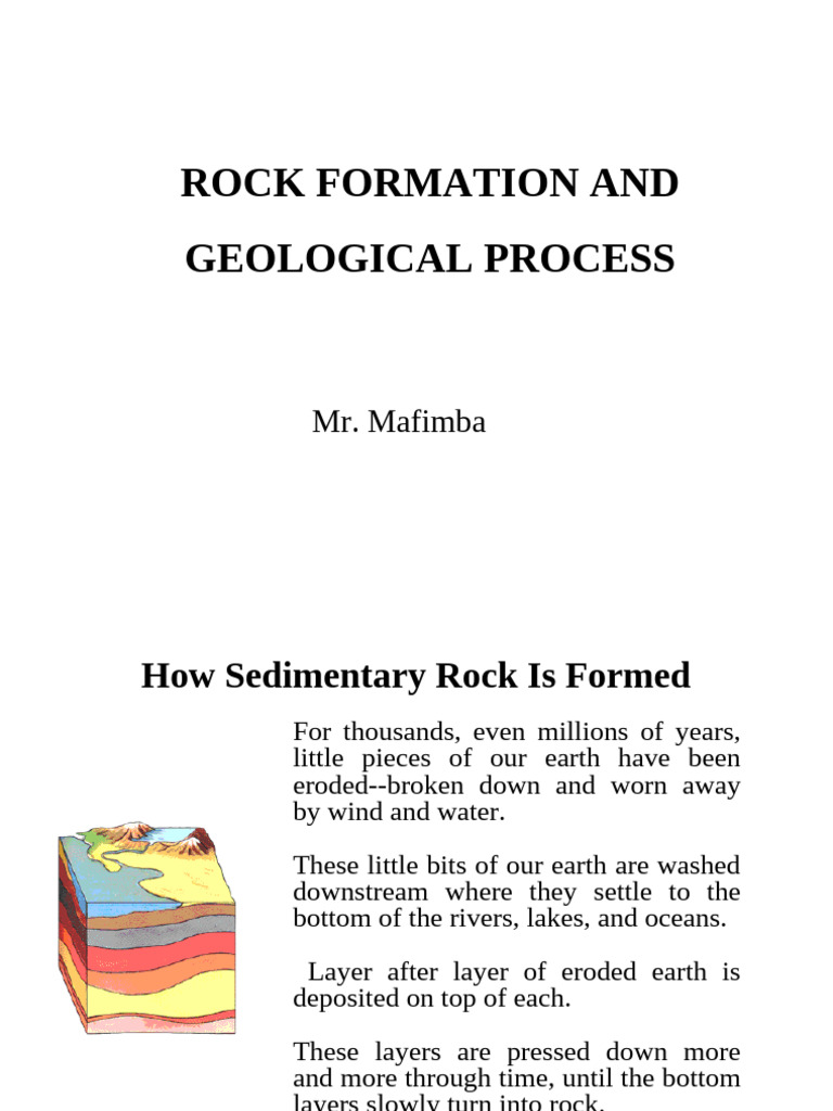 Sedimentary and Igneous Rock Formation | PDF | Rock (Geology ...