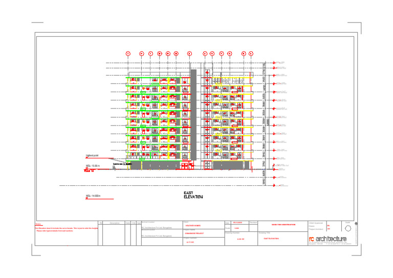 A 30 101 E Elevations Layout1 | PDF