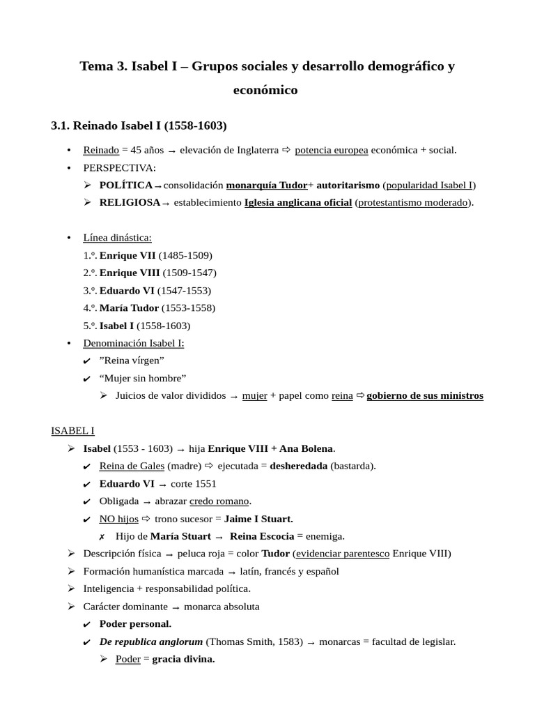 TEMA 3 Resumen | PDF | Nobleza | Alta burguesía