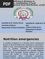 Deficiency Diseases Learning Chart | PDF