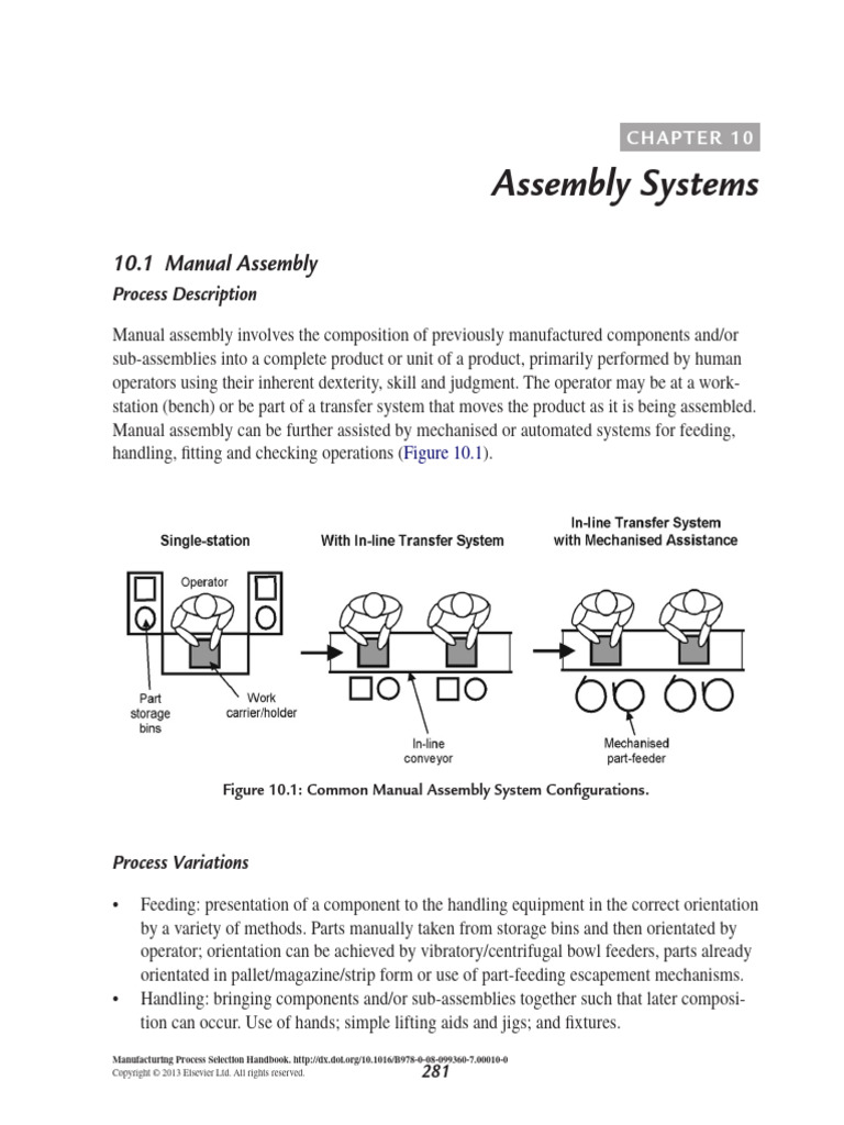 Manual and Flexible Assembly Systems | PDF | Robot | Robotics