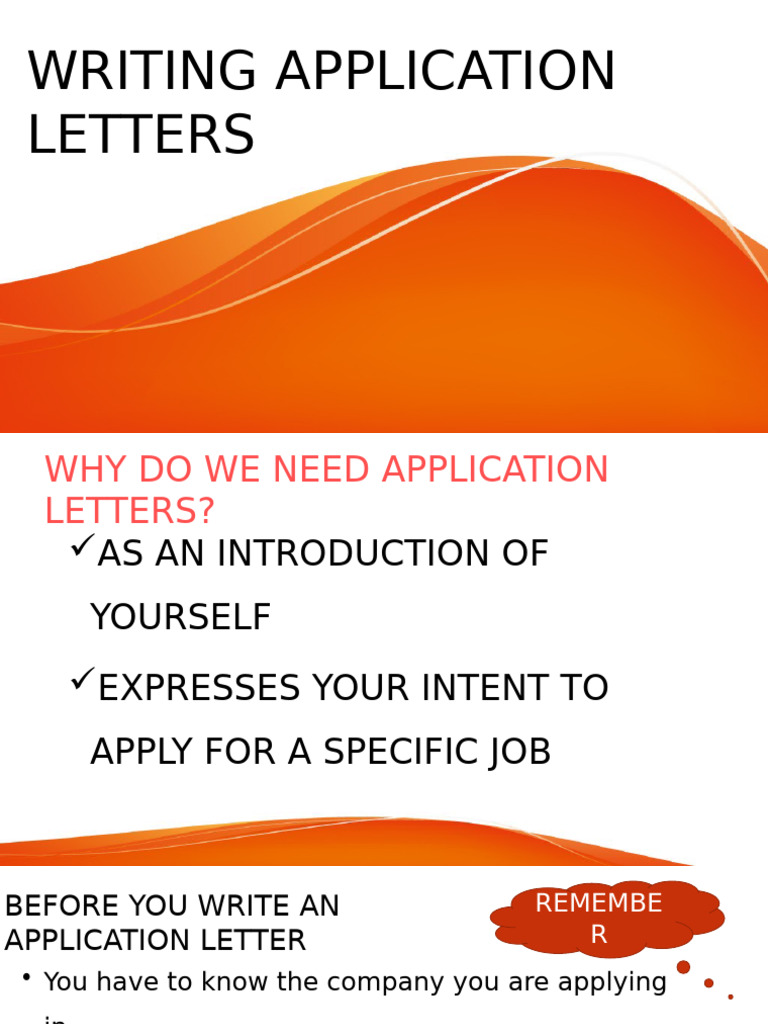 Application Letters and Resume Writing Guide | PDF | Résumé