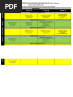 CUI Lahore Spring 2025 Timetable | PDF | Physics | Mathematical Analysis