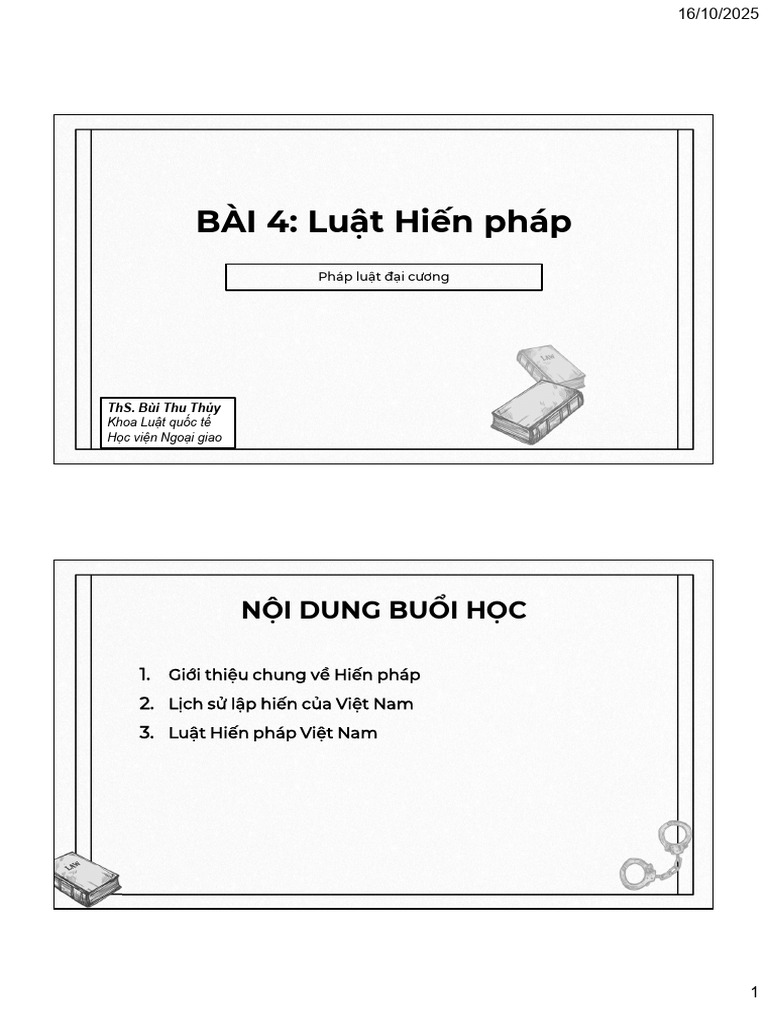 Bai 4 Luat Hien Phap | PDF