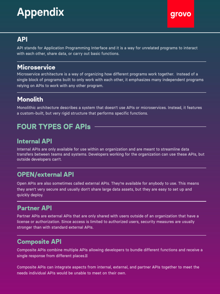 Understanding API Types and Architectures | PDF