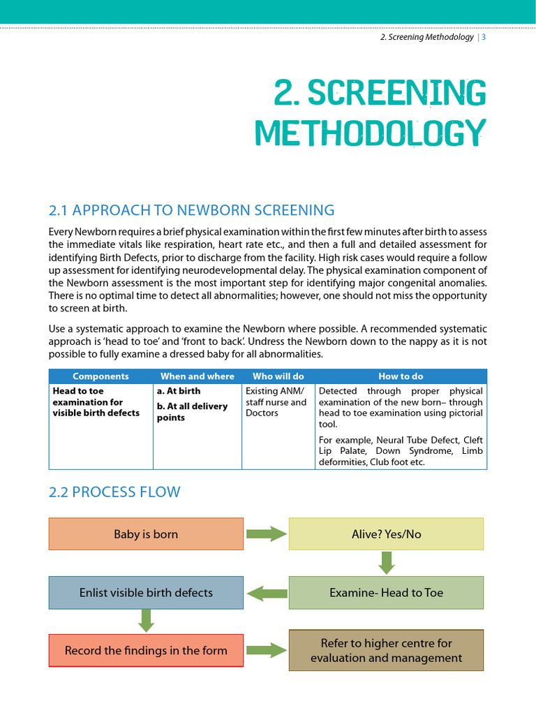 Newborn Screening Methodology Guide | PDF | Medical Specialties | Human ...
