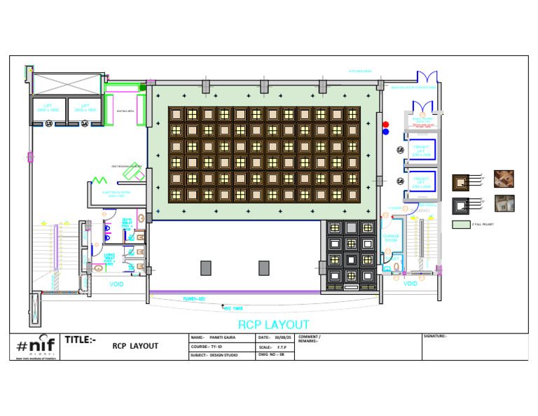 RCP Layout Design for Electrical Room | PDF