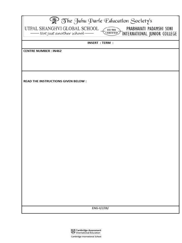 English Insert II 08 | PDF