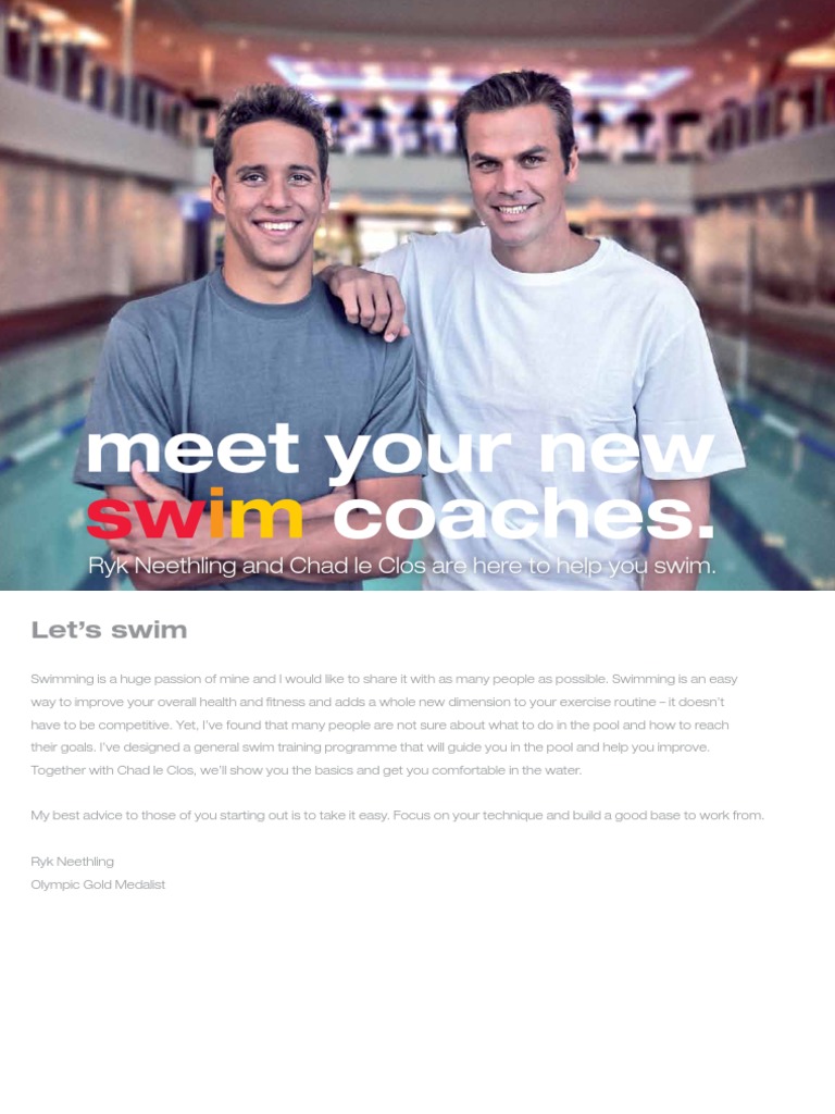 Beginner Swim Training Program Guide | PDF | Swimming (Sport) | Hobbies